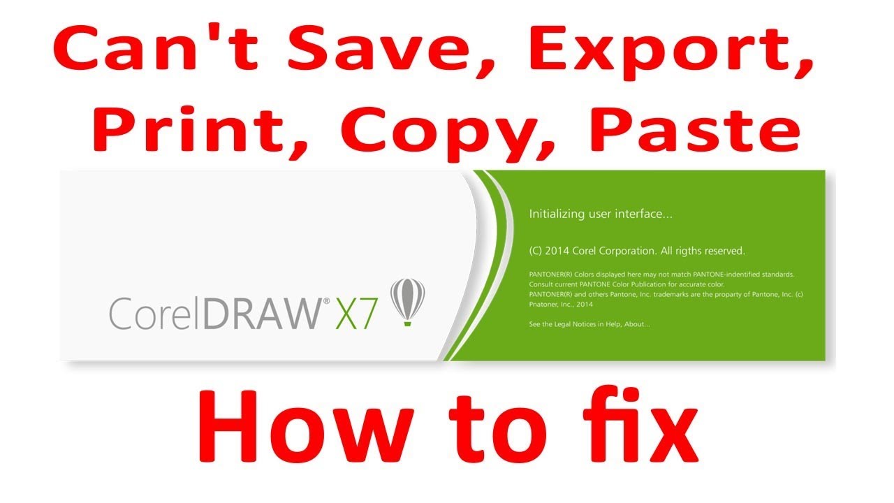 Corel Draw X7 Illegal Copy Warning Fix